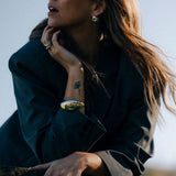 Organic Triangle Earrings