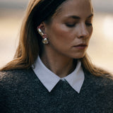 Organic Triangle Earrings