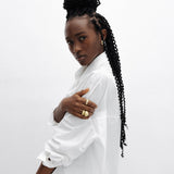 Gold Big Plait Ring