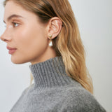 Pearl Heart Studs