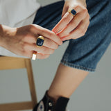 Gold Signet Ring - Dumortieryt