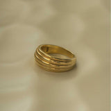 Gold Shell Ring