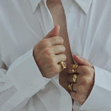 Gold Twisted Ring