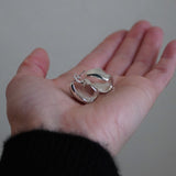 Organic Triangle Earrings