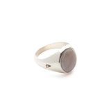 Signet Ring - Pink Opal