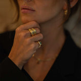 Gold Shell Ring