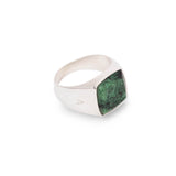 Signet Ring - Green Jasper