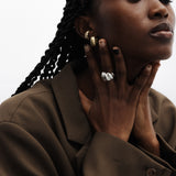 Solid Gold Plait Earrings