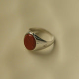 Signet Ring - Red Jasper