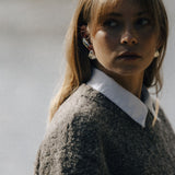 Organic Triangle Earrings