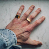 Gold Straight Ring