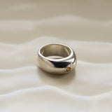 Small Citrine Stone Ring