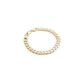 Gold Curb Bracelet