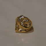 Gold Organic Bold Ring